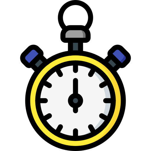 Stopwatch Basic Miscellany Lineal Color icon