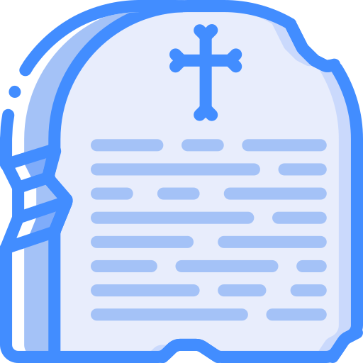 Ten Commandments Basic Miscellany Blue Icon