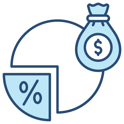 Dividend free icon
