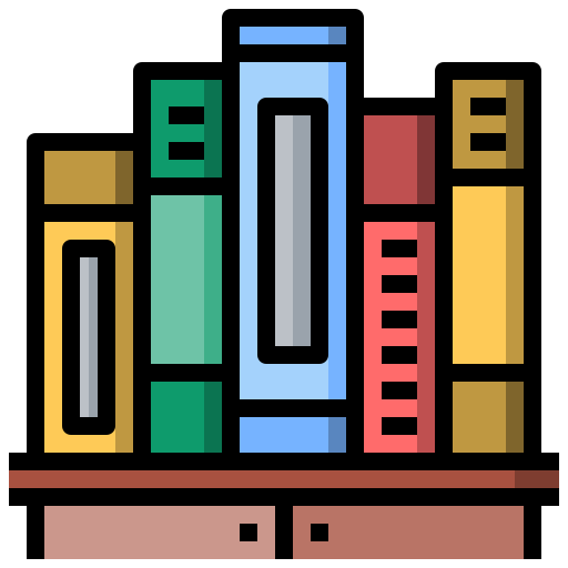 Estante de livros grátis ícone