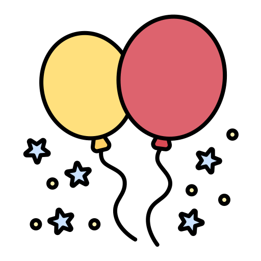 faire la fête Icône gratuit