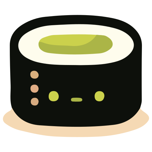 rollo de sushi icono gratis