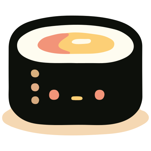 rollo de sushi icono gratis