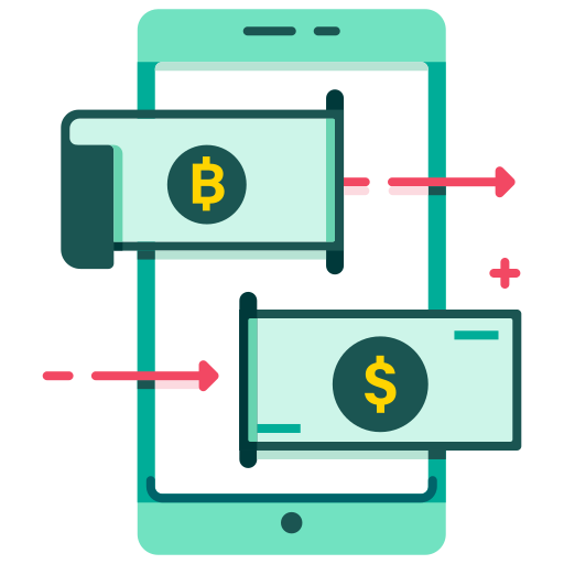 transferencia de dinero icono gratis