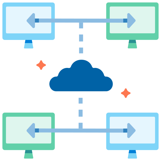 Almacenamiento en la nube icono gratis