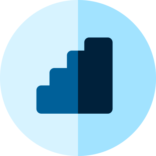 Ladder Basic Rounded Flat icon