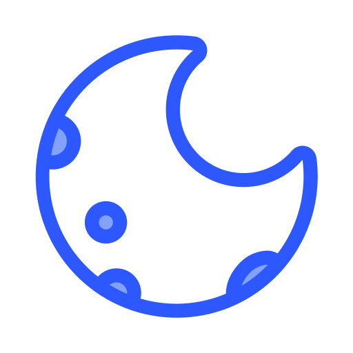 luna icono gratis