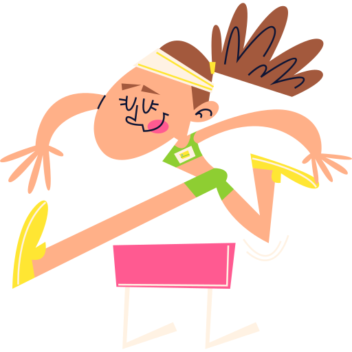 athlétisme gratuit sticker