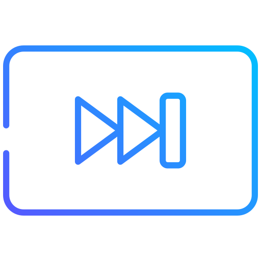 botón de avance rápido icono gratis