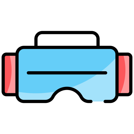 gafas de realidad virtual icono gratis