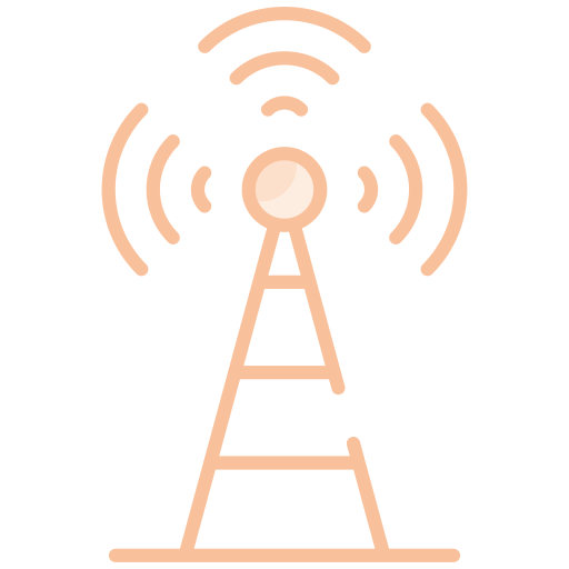 torre de radio icono gratis