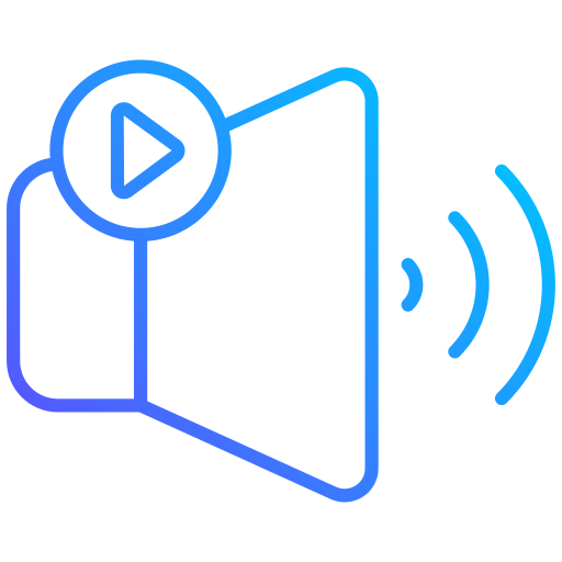 audio video icono gratis