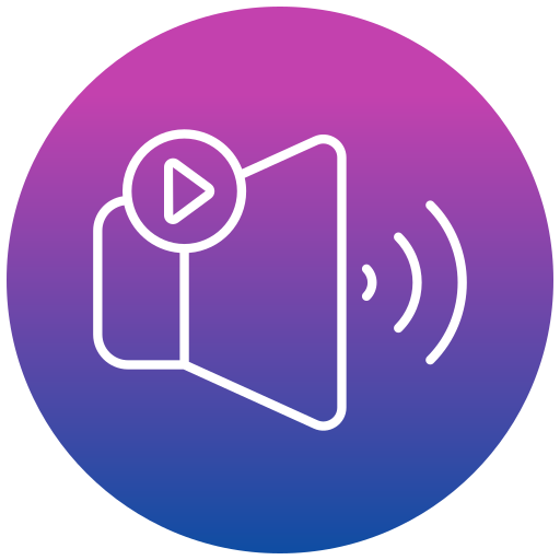 audio video icono gratis