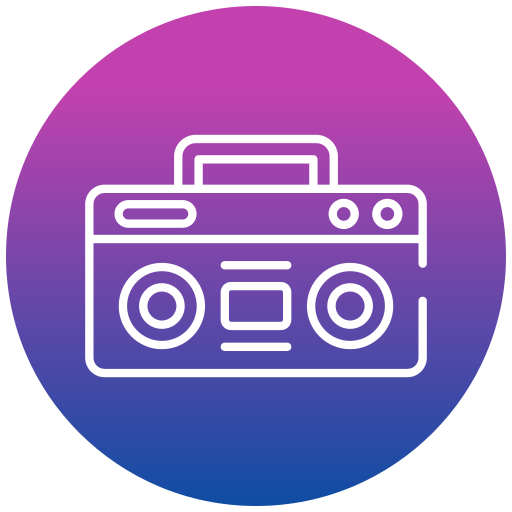 boombox icono gratis