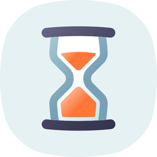 reloj de arena icono gratis