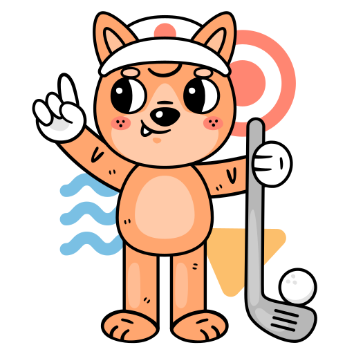 Golf free sticker Golf free sticker