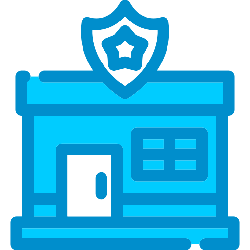 poste de police Icône gratuit