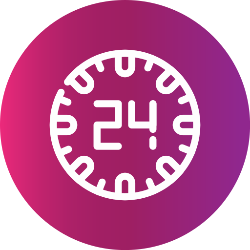 24 hours free icon