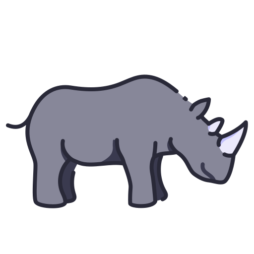 Rhinoceros - Free animals icons