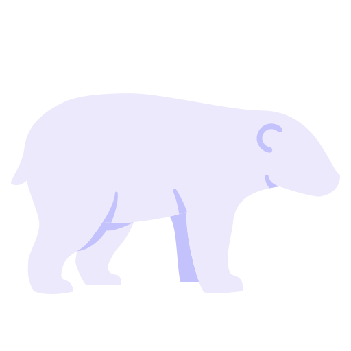 oso polar icono gratis