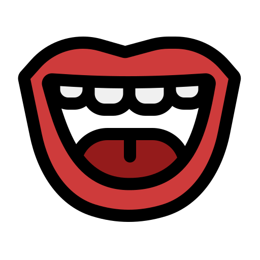bouche ouverte Icône gratuit bouche ouverte Icône gratuit