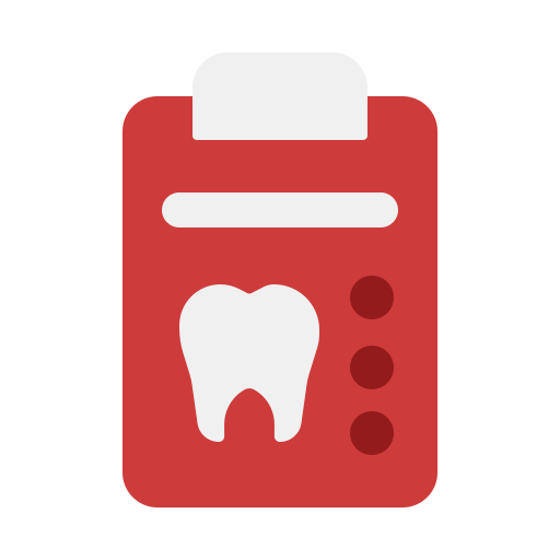 informe dental icono gratis