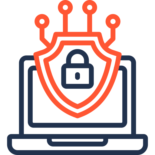 la seguridad cibernética icono gratis