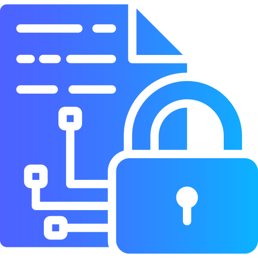 cifrado de datos icono gratis