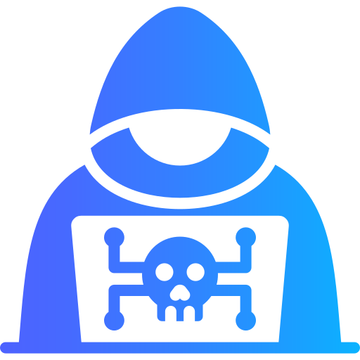 delito cibernético icono gratis