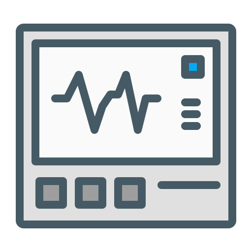 monitor de electrocardiograma icono gratis