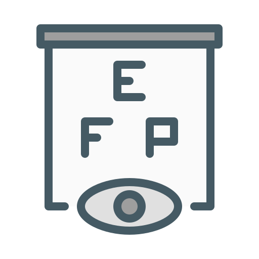 examen de la vista icono gratis