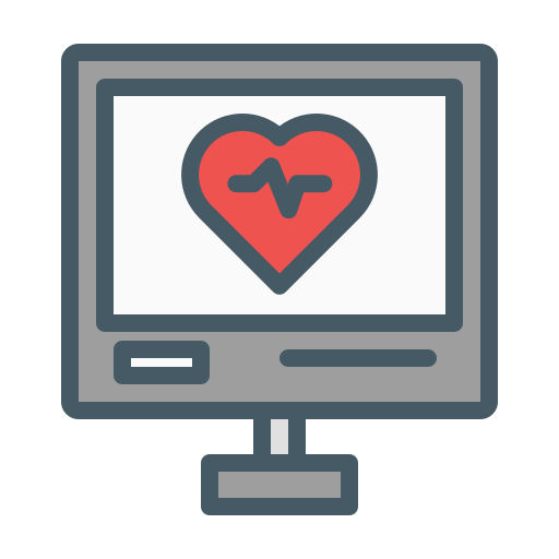 ritmo cardiaco icono gratis