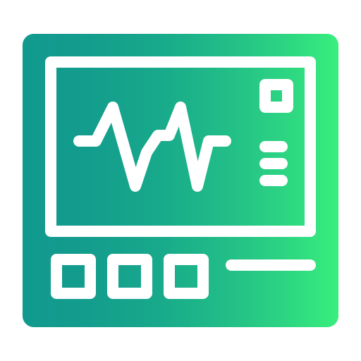 monitor de electrocardiograma icono gratis