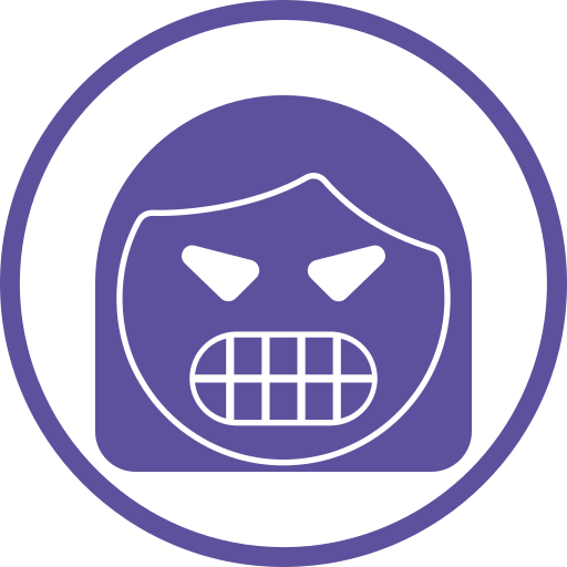 enojado icono gratis