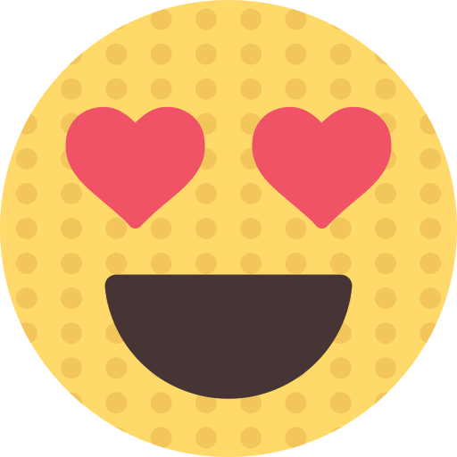 yeux de coeur Icône gratuit