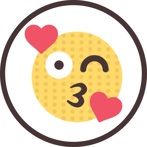 beso icono gratis