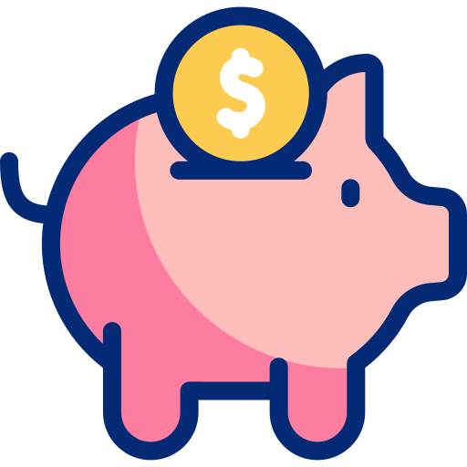 Piggy bank free icon