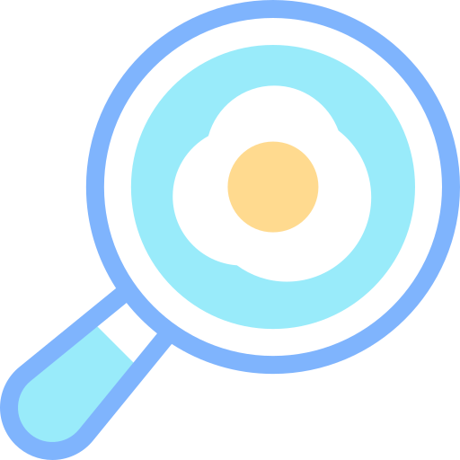 Fried egg free icon