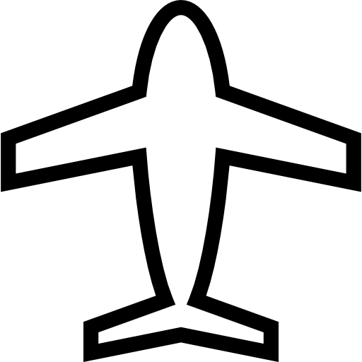 avión icono gratis