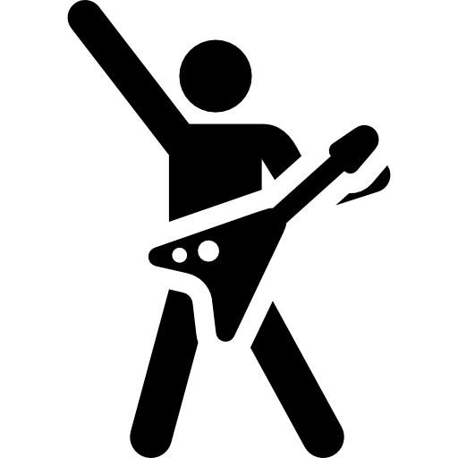 guitarra eléctrica icono gratis