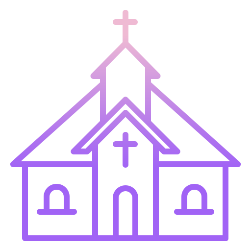 Church Icongeek26 Outline Gradient icon