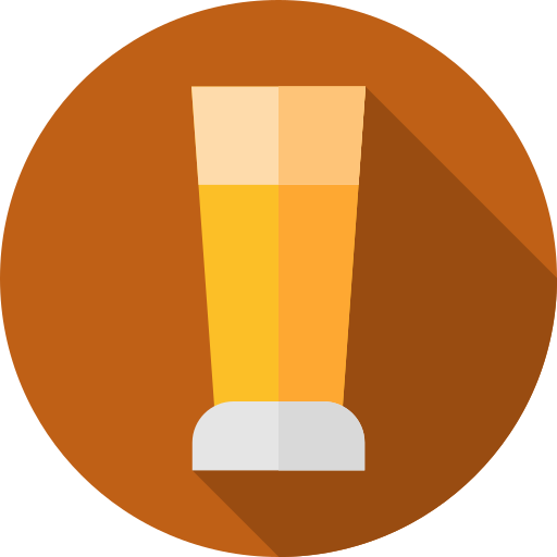 Beer Flat Circular Flat icon