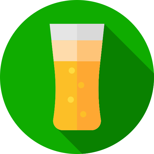 Beer Flat Circular Flat icon