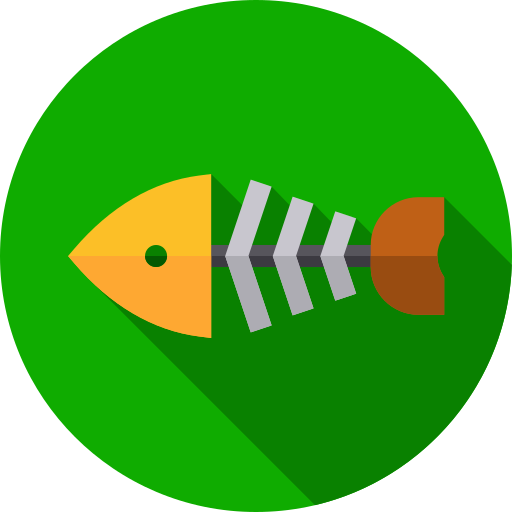 squelette de poisson Icône gratuit squelette de poisson Icône gratuit