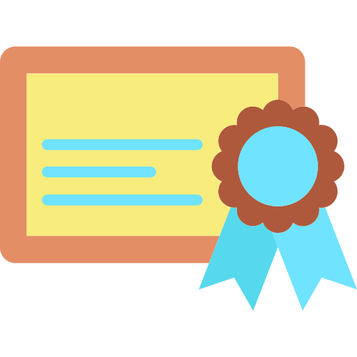 Certificado icono gratis