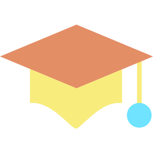 Sombrero de la graduación icono gratis