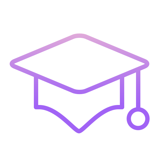 Sombrero de la graduación icono gratis