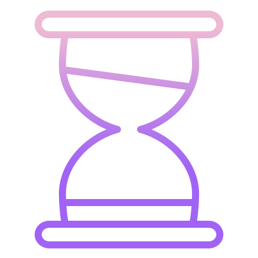 Hourglass Icongeek26 Outline Gradient icon