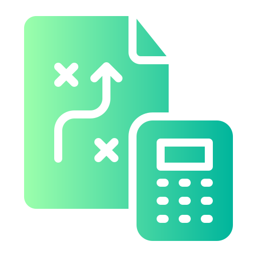 estrategia financiera icono gratis