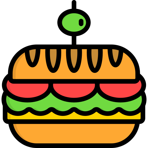 sándwich icono gratis